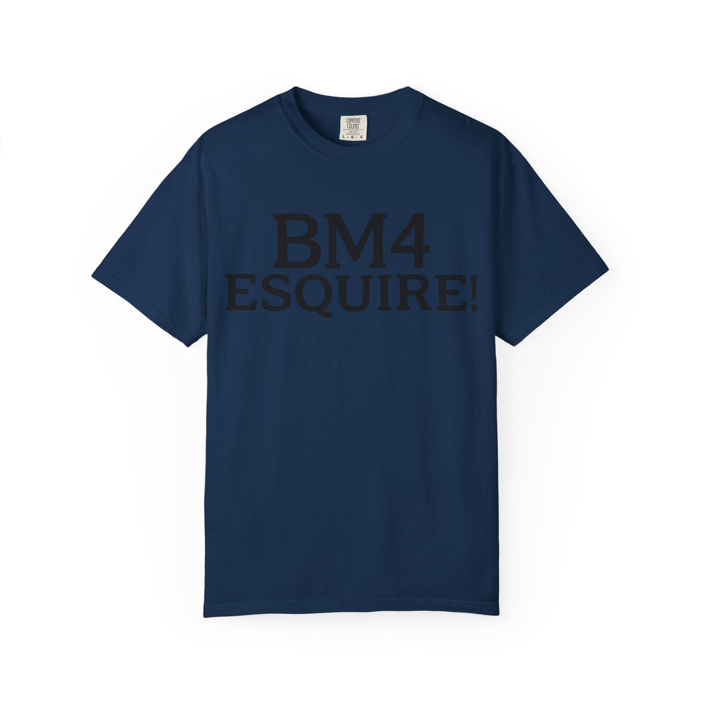 BM4 ESQUIRE - Double-Sided Print Tee (Black Lettering)