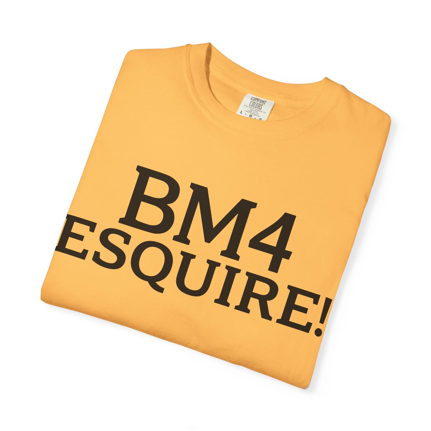 BM4 ESQUIRE - Double-Sided Print Tee (Black Lettering)