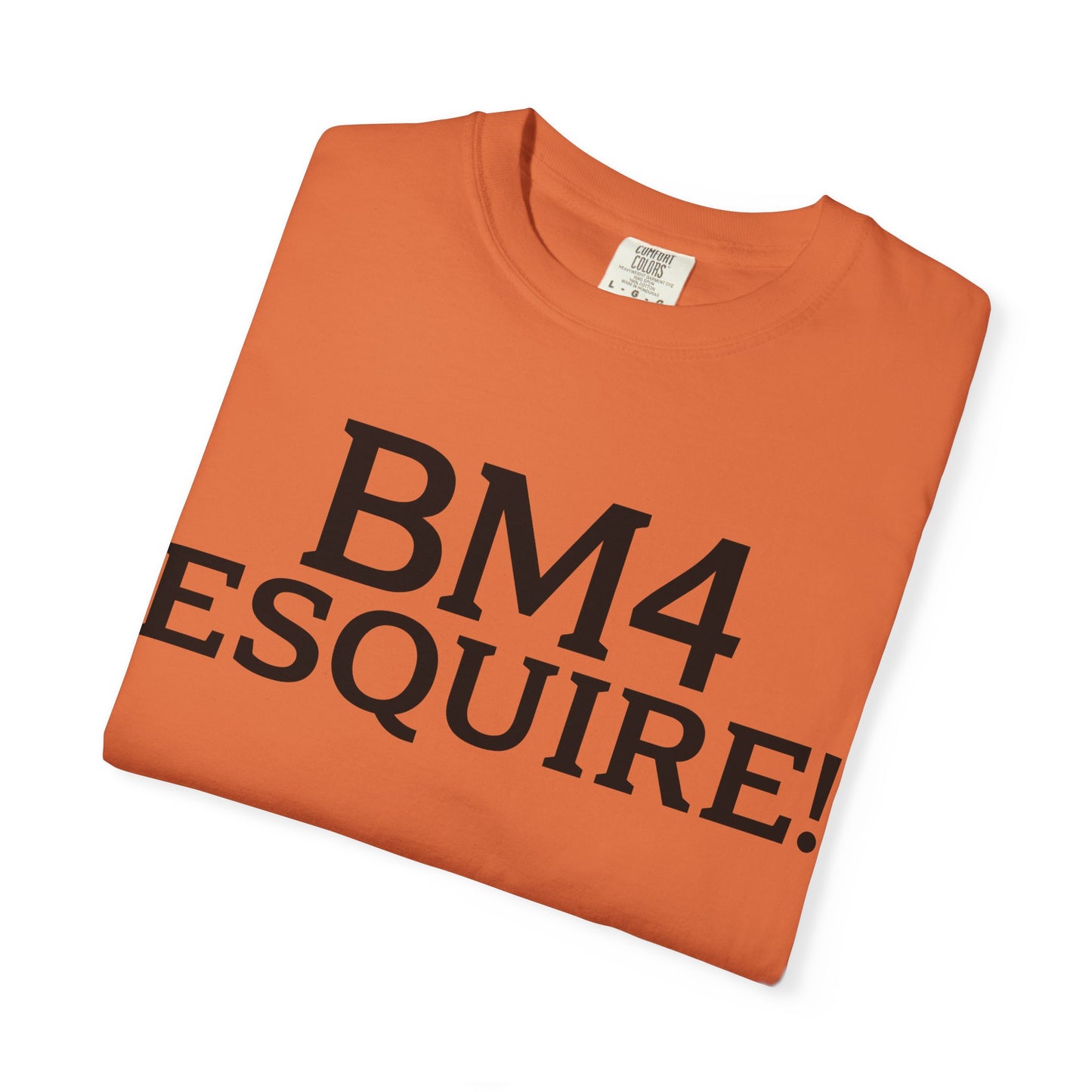 BM4 ESQUIRE - Double-Sided Print Tee (Black Lettering)