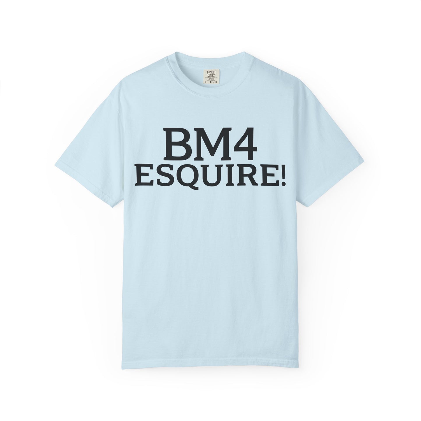 BM4 ESQUIRE - Double-Sided Print Tee (Black Lettering)