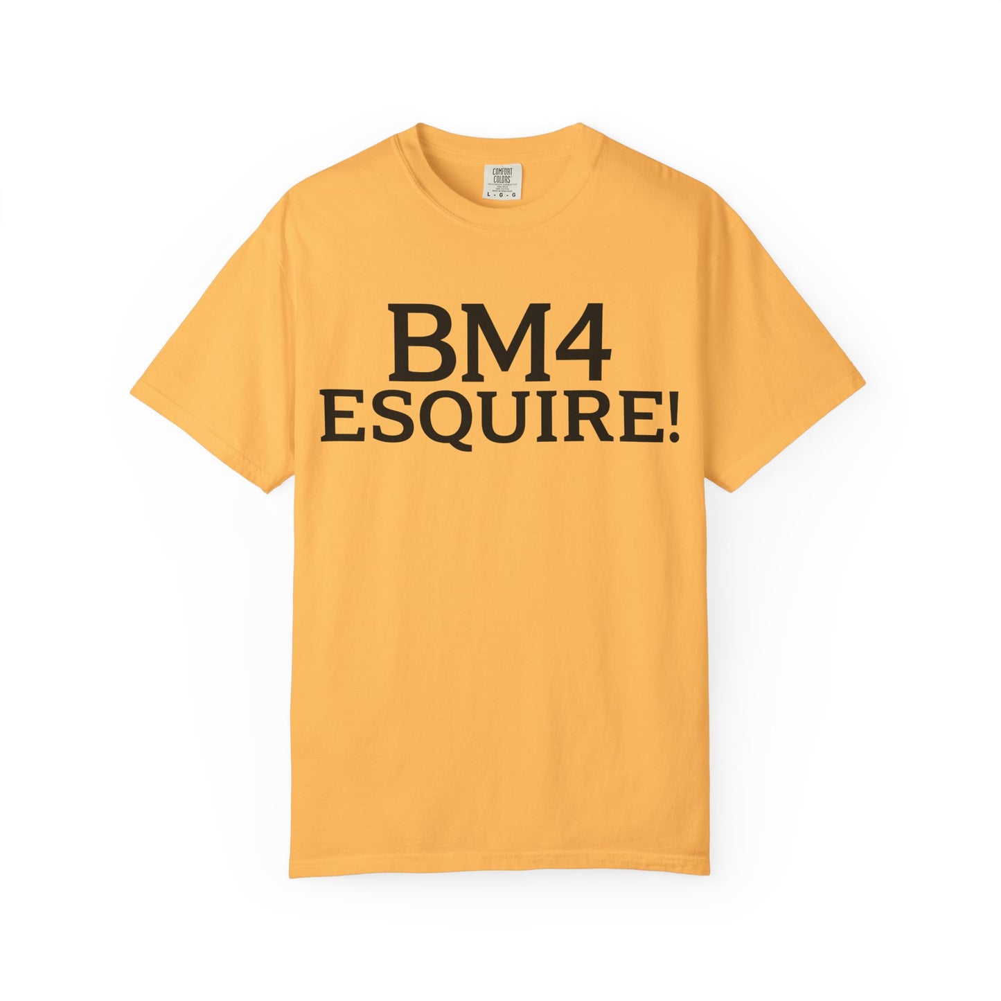 BM4 ESQUIRE - Double-Sided Print Tee (Black Lettering)