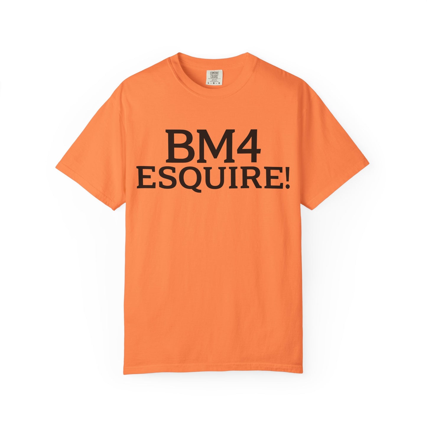 BM4 ESQUIRE - Double-Sided Print Tee (Black Lettering)