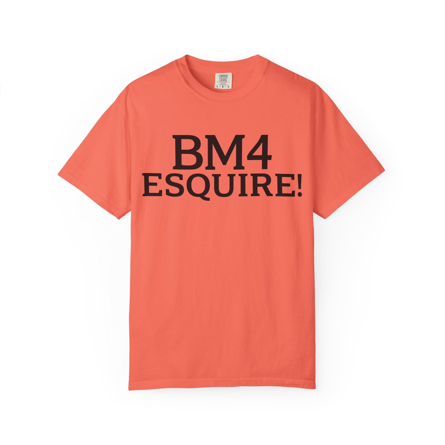 BM4 ESQUIRE - Double-Sided Print Tee (Black Lettering)