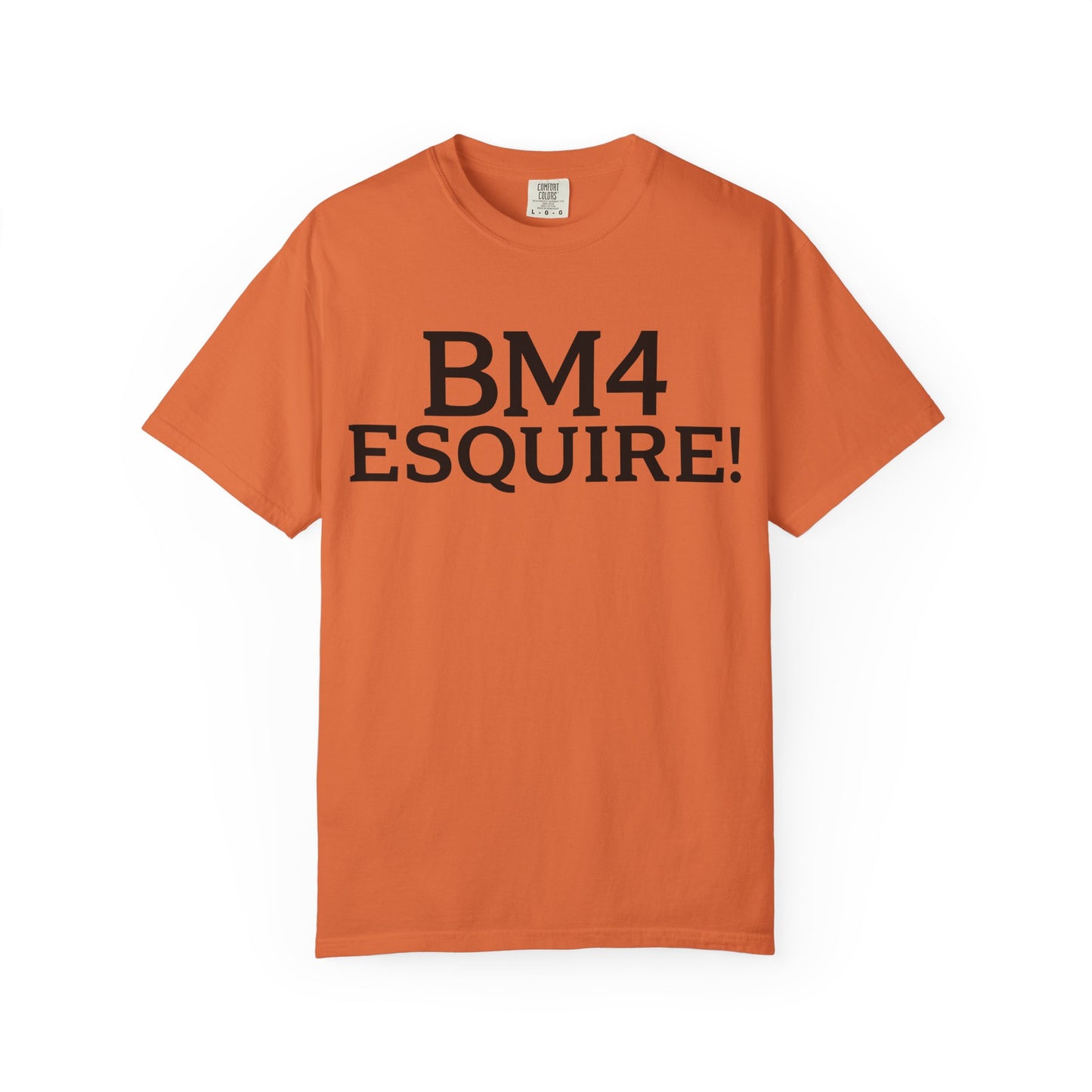BM4 ESQUIRE - Double-Sided Print Tee (Black Lettering)