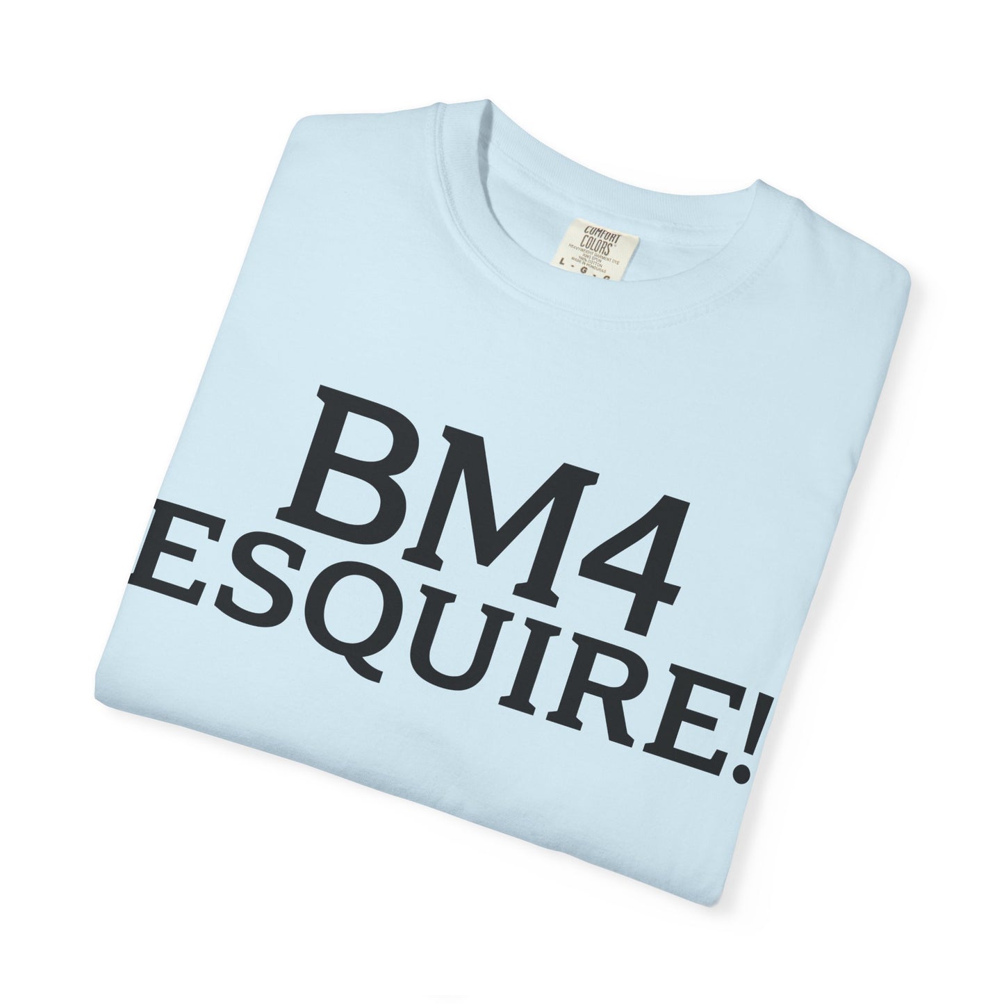 BM4 ESQUIRE - Double-Sided Print Tee (Black Lettering)
