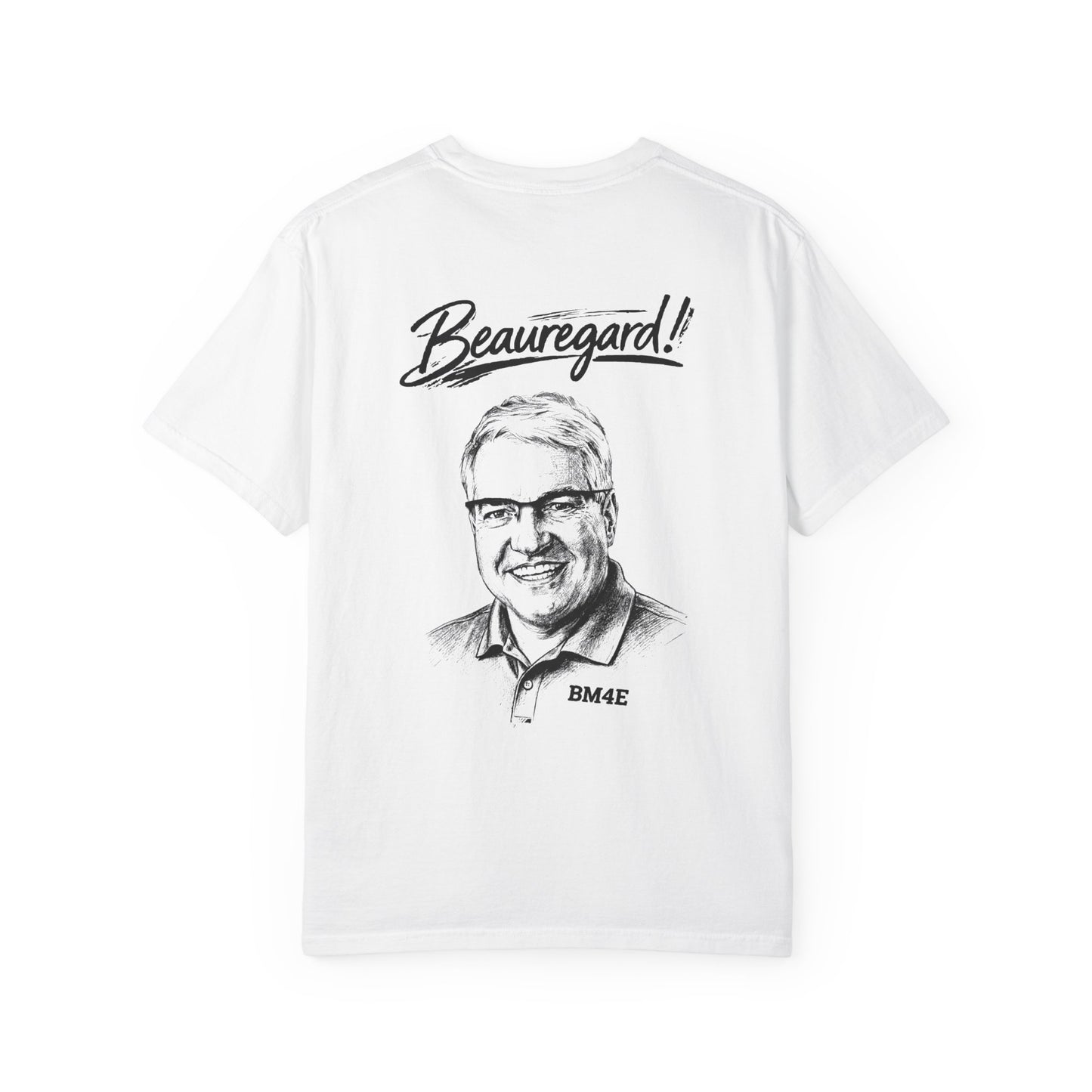 BM4 ESQUIRE - Double-Sided Print Tee (Black Lettering)