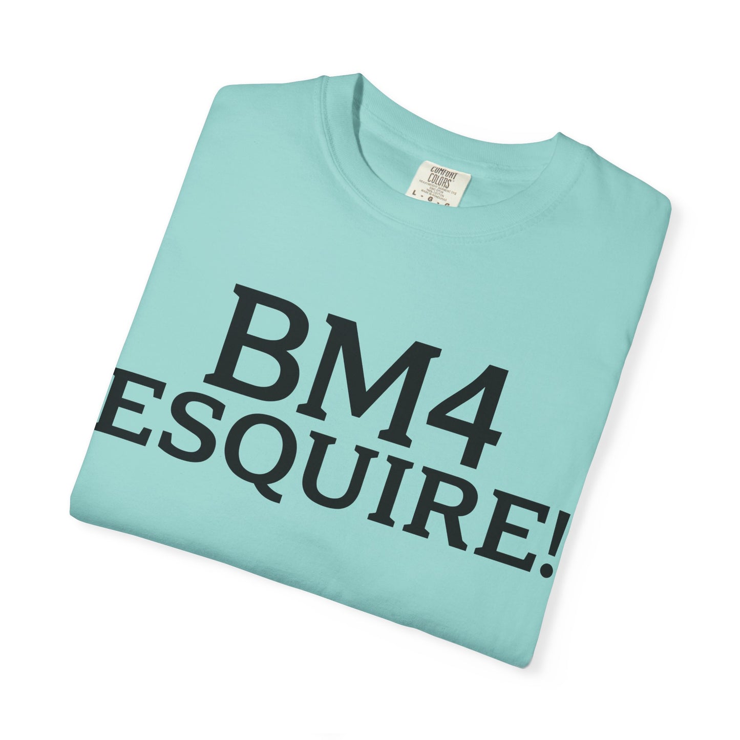 BM4 ESQUIRE - Double-Sided Print Tee (Black Lettering)