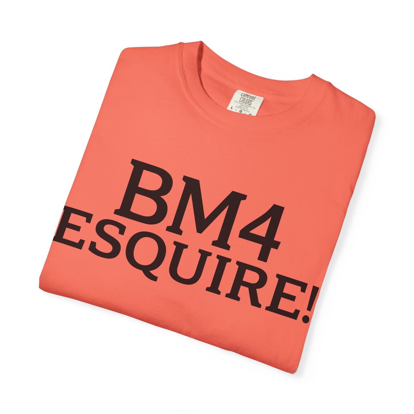 BM4 ESQUIRE - Double-Sided Print Tee (Black Lettering)