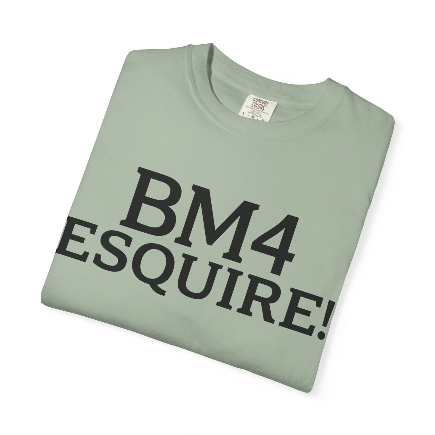 BM4 ESQUIRE - Double-Sided Print Tee (Black Lettering)