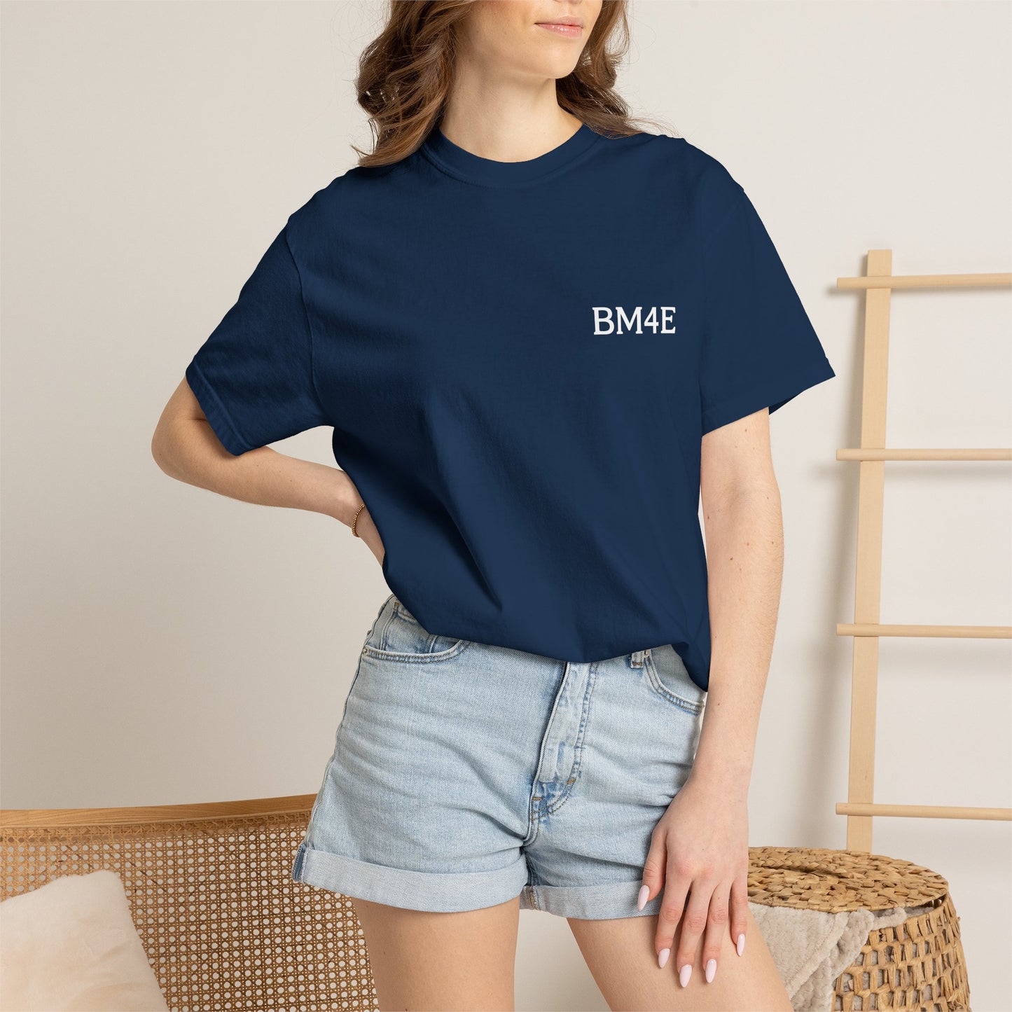 BM4E Signature Tee - White Lettering