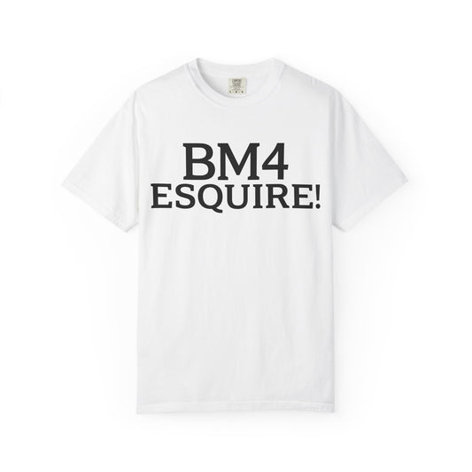 BM4 ESQUIRE - Double-Sided Print Tee (Black Lettering)