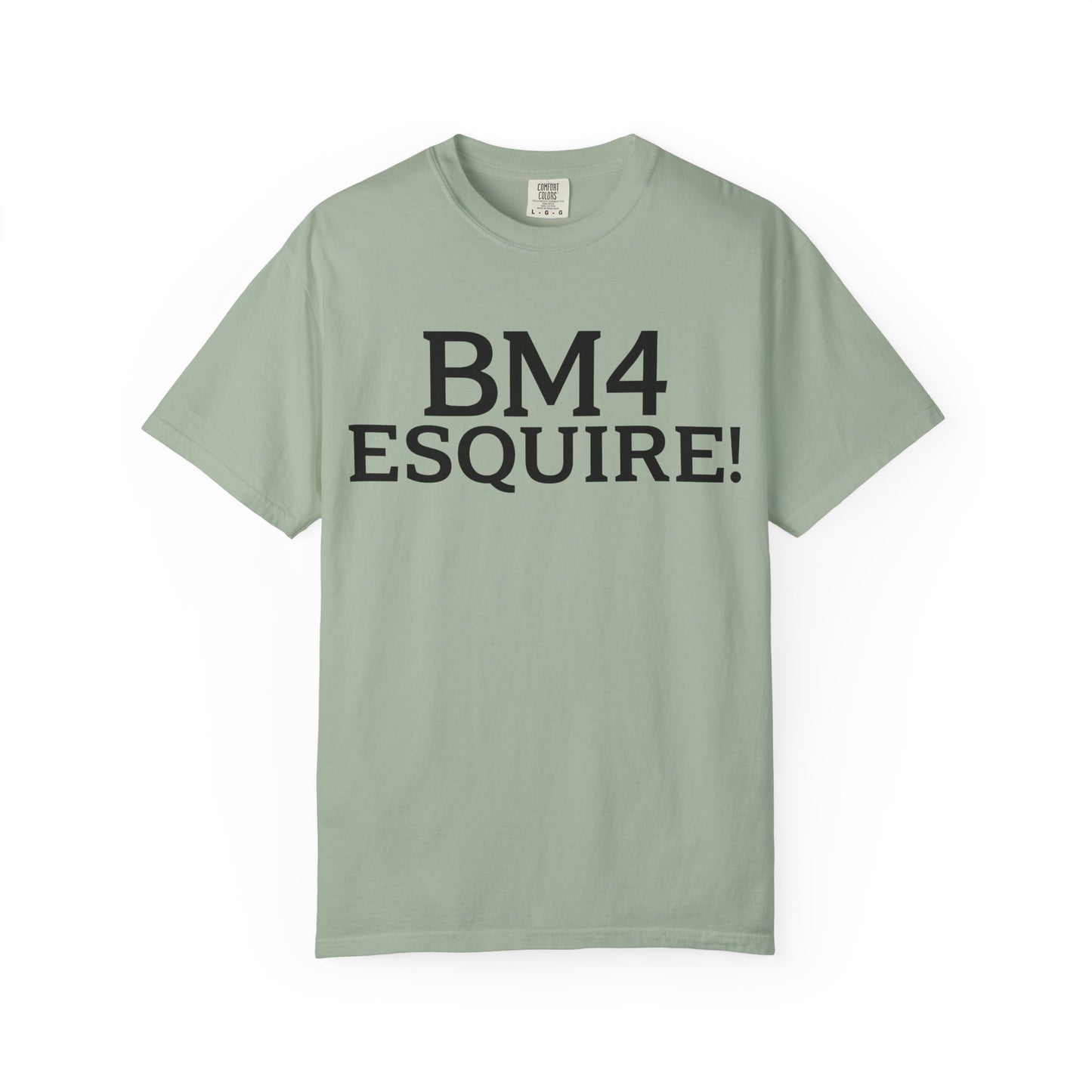 BM4 ESQUIRE - Double-Sided Print Tee (Black Lettering)