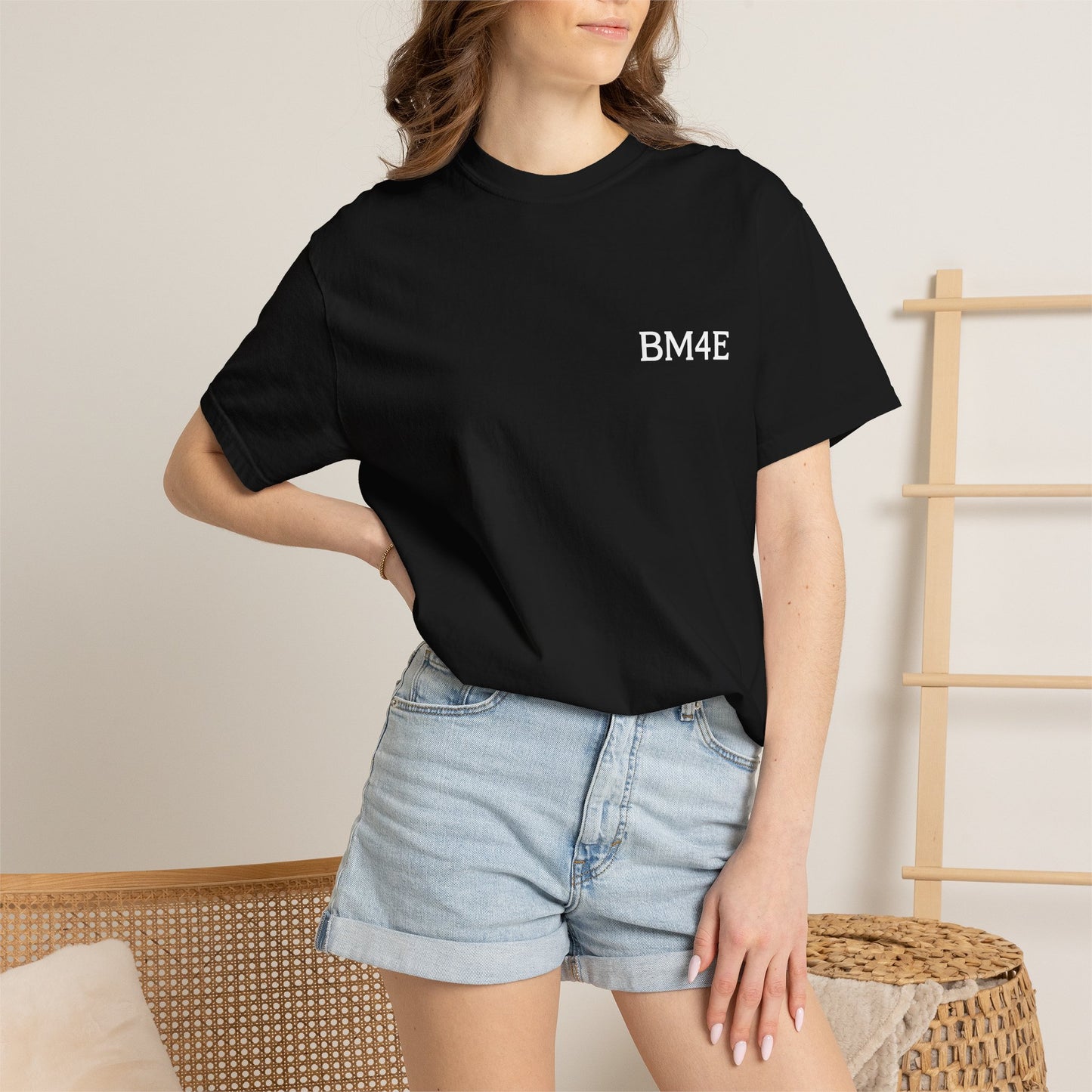 BM4E Signature Tee - White Lettering