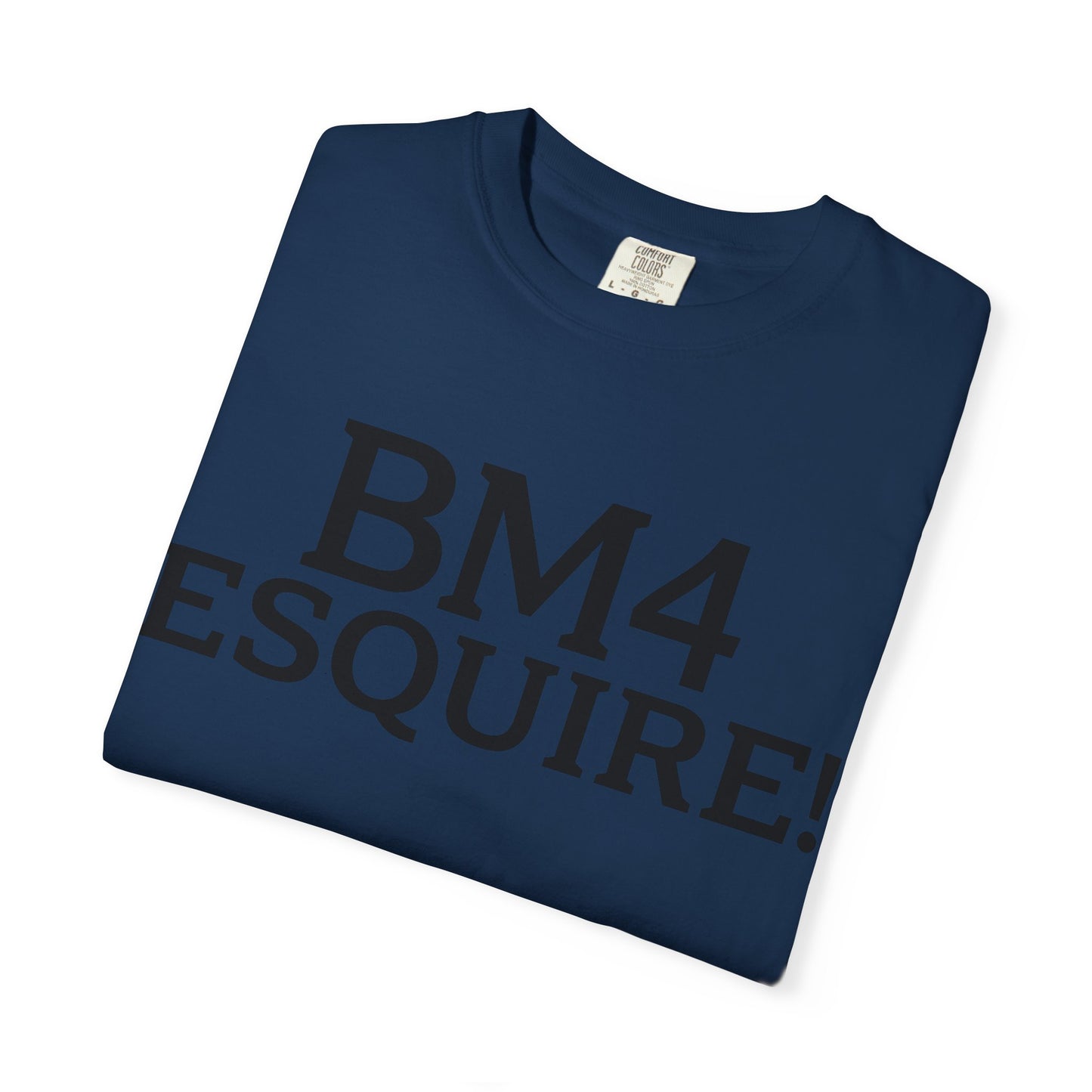 BM4 ESQUIRE - Double-Sided Print Tee (Black Lettering)