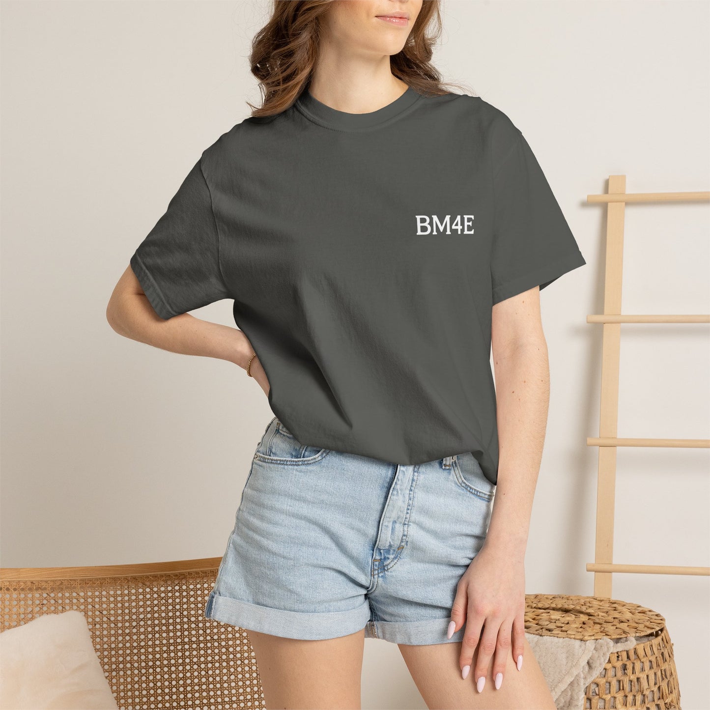 BM4E Signature Tee - White Lettering