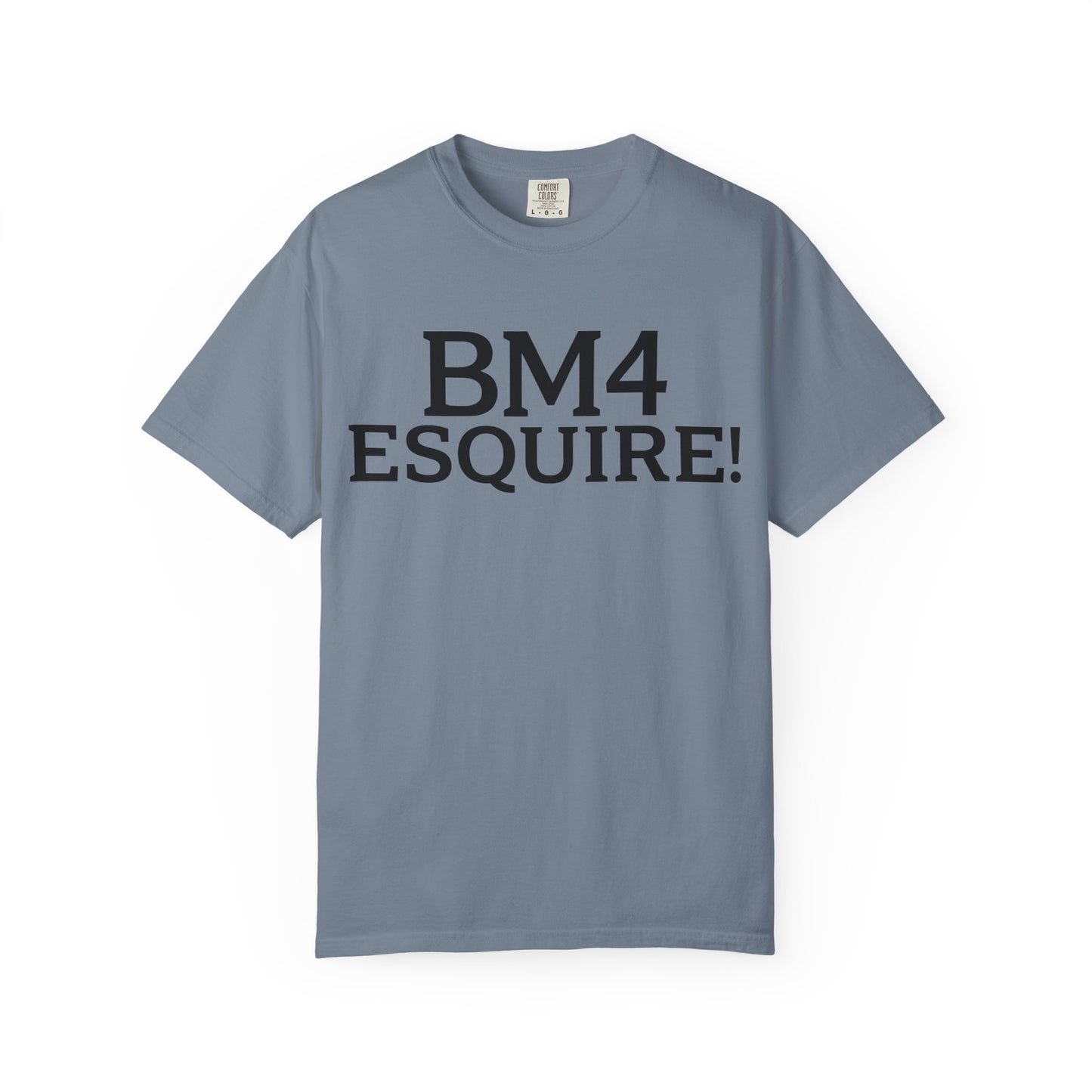 BM4 ESQUIRE - Double-Sided Print Tee (Black Lettering)